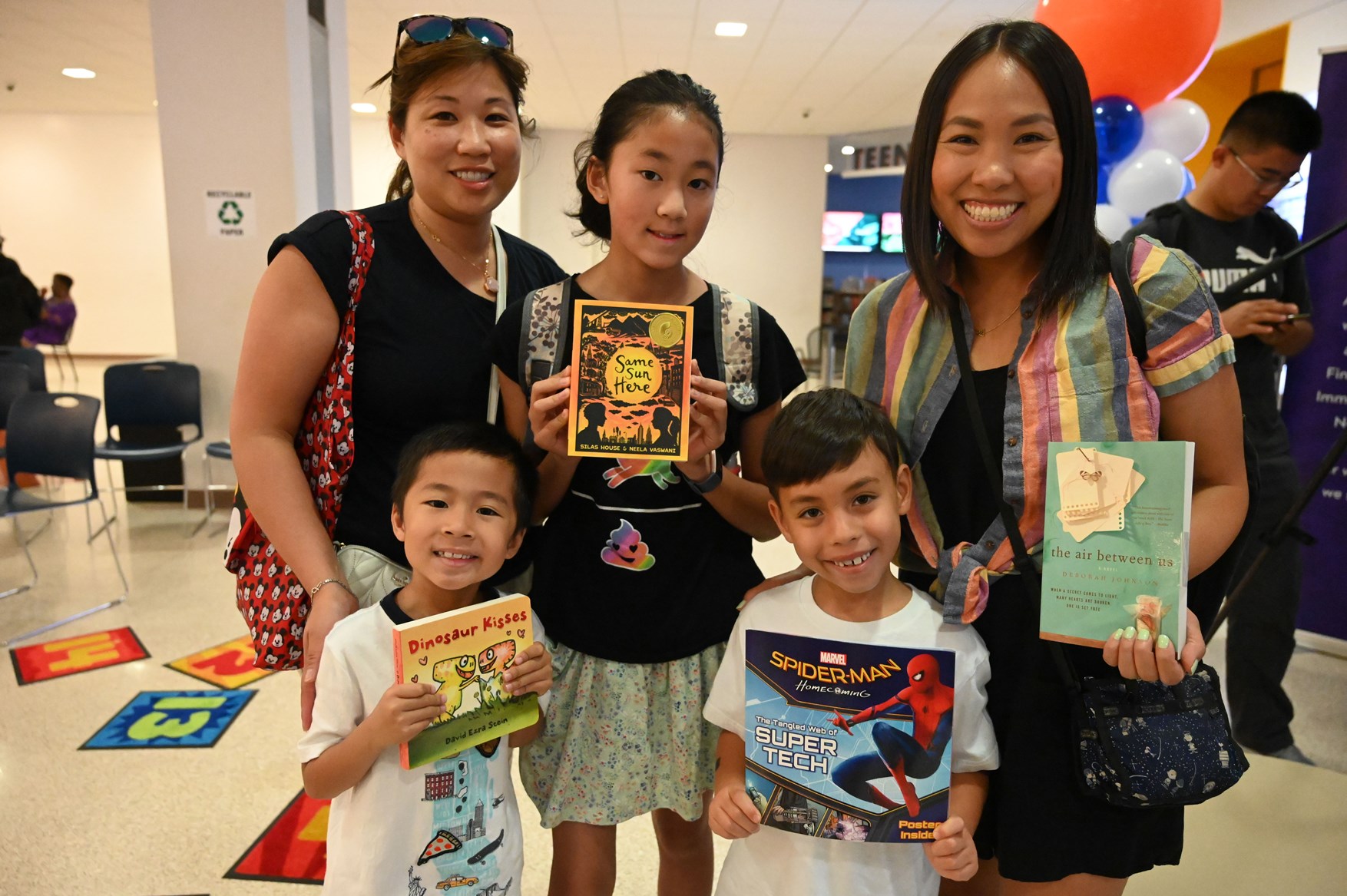 Kids With Books From JetBlue Vending Machine