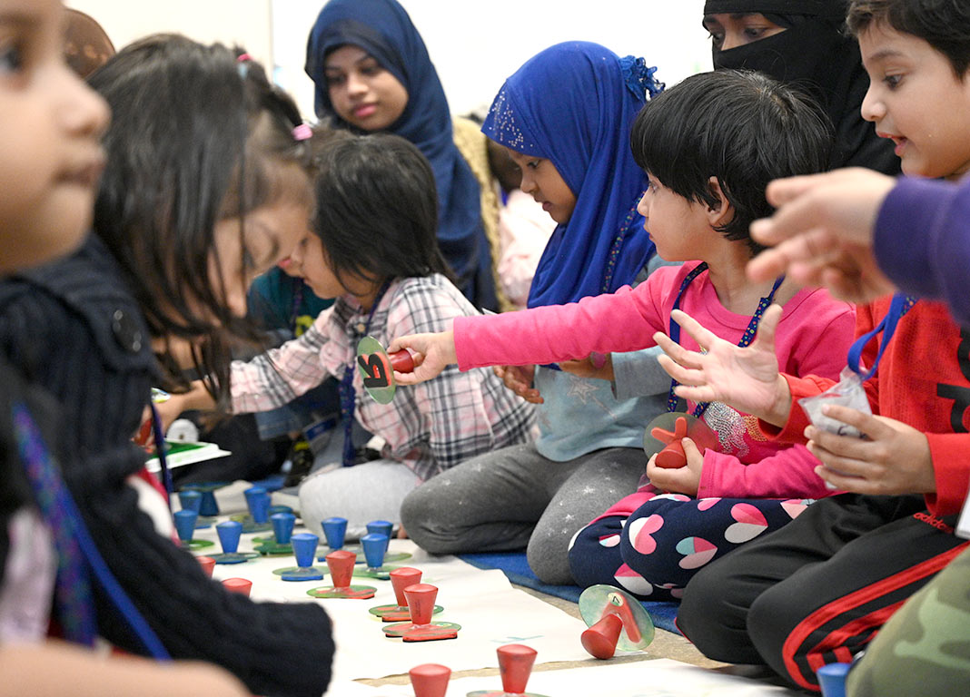 Kids learning at Kickoff to Kindergarten 