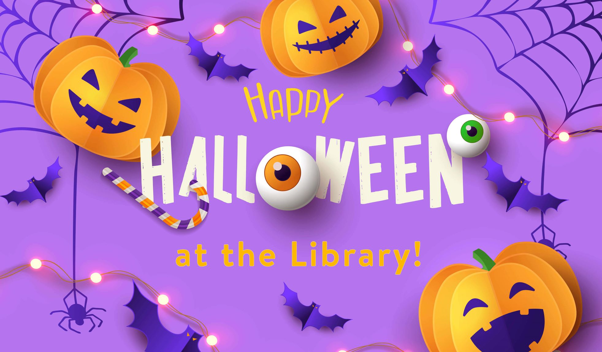 Join us for our silly, spooky, and creeptacular Halloween programs!