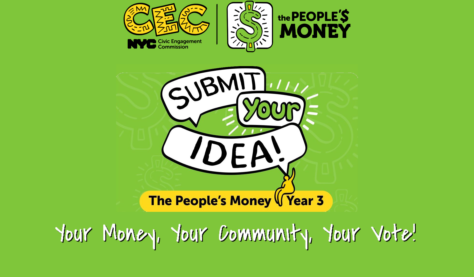 Do you have a great idea to improve your community? Join us for these People's Money Idea Generation Sessions!